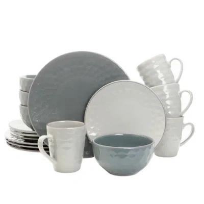 ELAMA ELAMA TAHITIAN PEARL 16 PIECE STONEWARE DINNERWARE SET