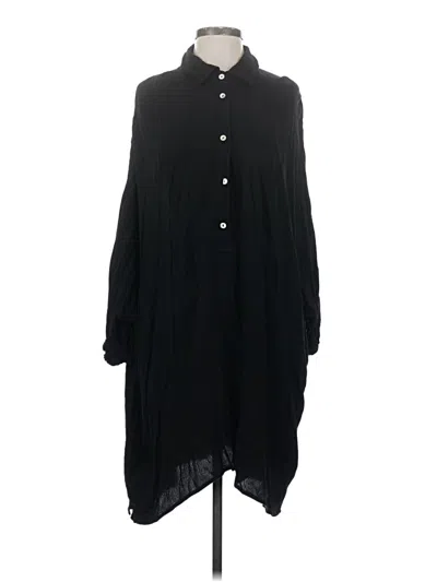 Pre-owned Elan 3/4 Sleeve Blouse In Black