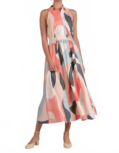 Elan Prism Pop Maxi Dress In Multicolor