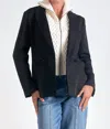 Elan Amber Jacket In Black, Off White In Multi
