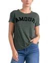 Elan Amour Tee In Olive Amour