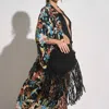 ELAN ANOTHER DAY IN PARADISE KIMONO/COVERUP IN MULTICOLOR