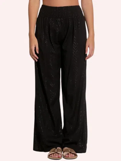 Elan Arrow Print Pants In Black