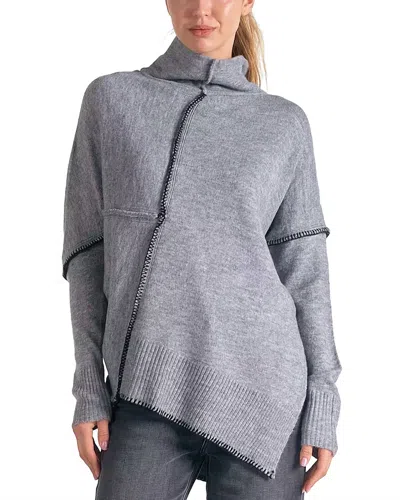 Elan Asem Sweater In Heather Grey