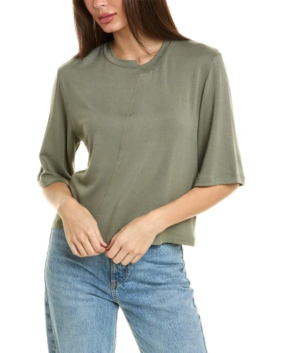 Elan Asymmetrical T-shirt In Green