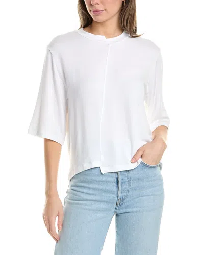 Elan Asymmetrical T-shirt In White