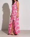Elan Barbados Geometric Print Maxi Dress In Pink In Pink