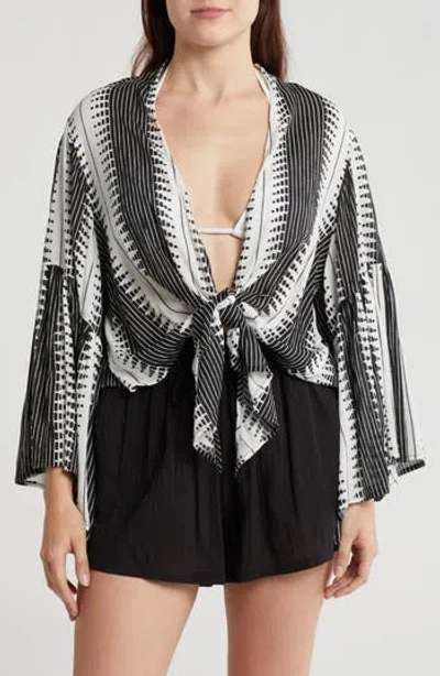 Elan Bell Sleeve Cover-up Cardigan