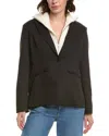 Elan Blazer Sweater In Black