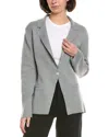 Elan Blazer Sweater In Gray