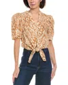 Elan Blouse In Brown