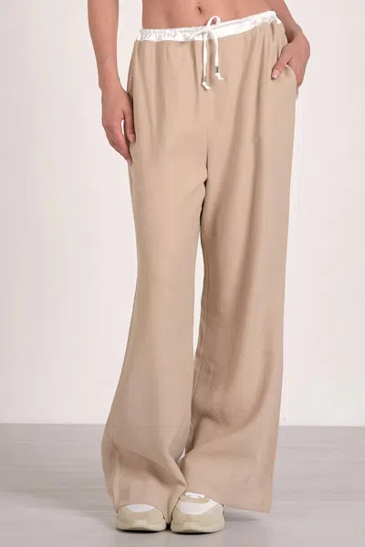 Elan Boxer Pant In Natural White