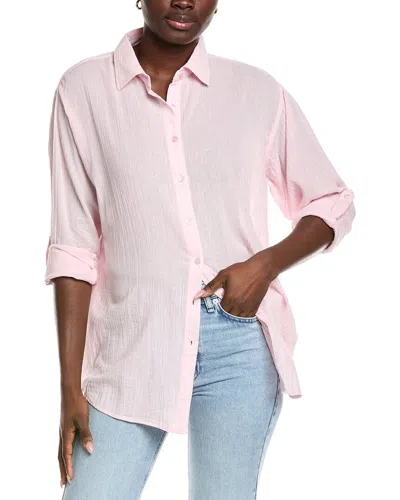Elan Button-down Top In Pink