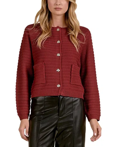 Elan Cardigan In Red