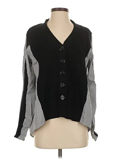 Pre-owned Elan Cardigan Sweater In Black