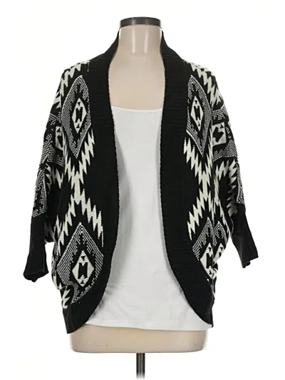 Pre-owned Elan Cardigan Sweater In Black