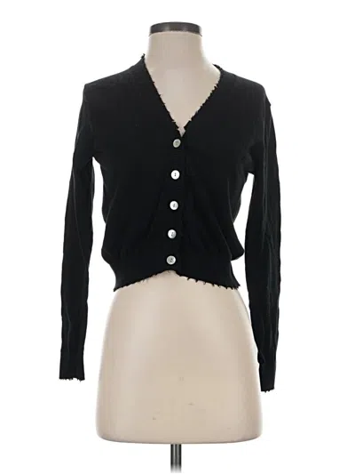 Pre-owned Elan Cardigan Sweater In Black