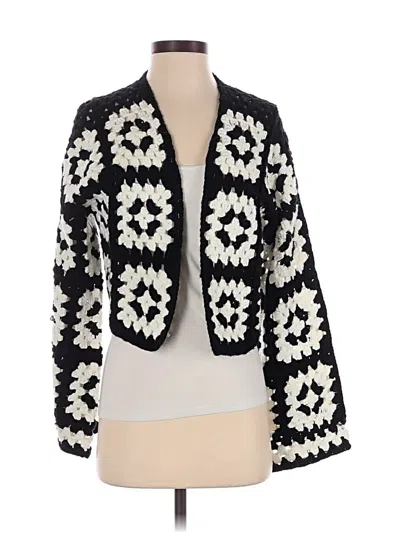 Pre-owned Elan Cardigan Sweater In Black