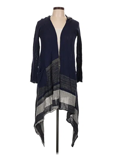 Pre-owned Elan Cardigan Sweater In Blue