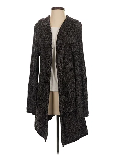 Pre-owned Elan Cardigan Sweater In Gray