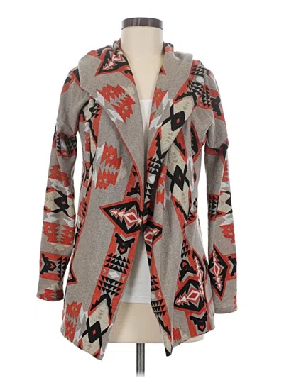 Pre-owned Elan Cardigan Sweater In Gray