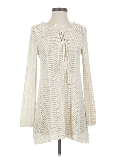 Pre-owned Elan Cardigan Sweater In Ivory
