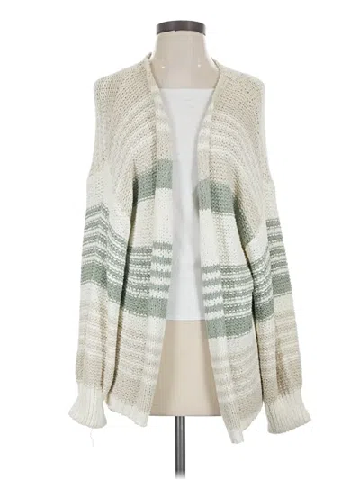 Pre-owned Elan Cardigan Sweater In Ivory