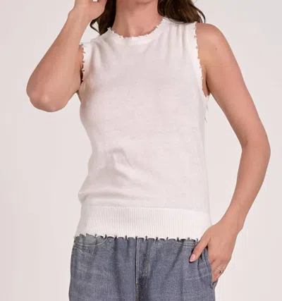 ELAN CASSANDRA TANK TOP IN WHITE