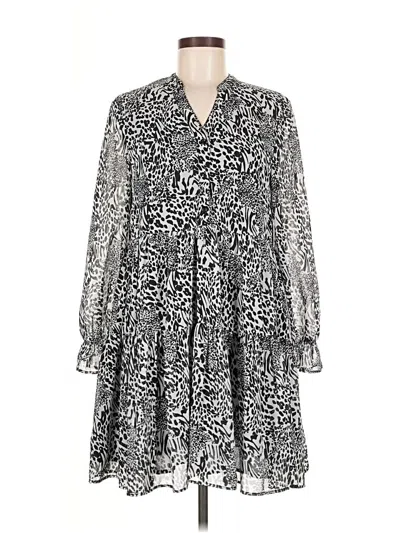 Pre-owned Elan Casual Dress In Black