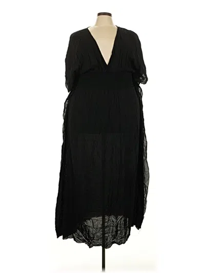 Pre-owned Elan Casual Dress In Black