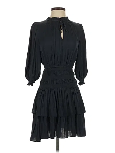 Pre-owned Elan Casual Dress In Black