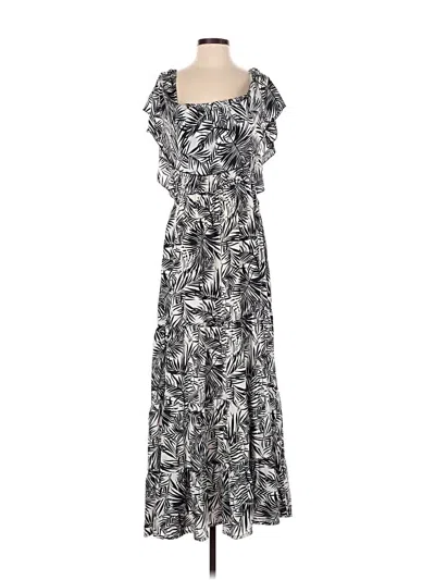 Pre-owned Elan Casual Dress In Black