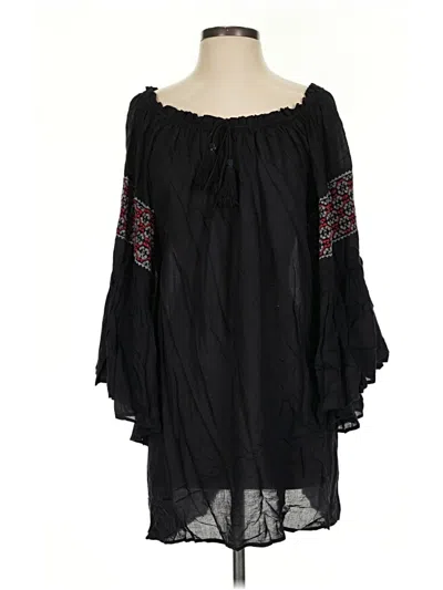 Pre-owned Elan Casual Dress In Black