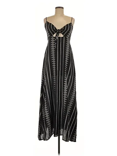 Pre-owned Elan Casual Dress In Black