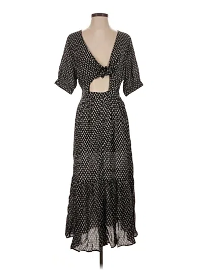 Pre-owned Elan Casual Dress In Black