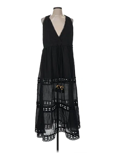 Pre-owned Elan Casual Dress In Black