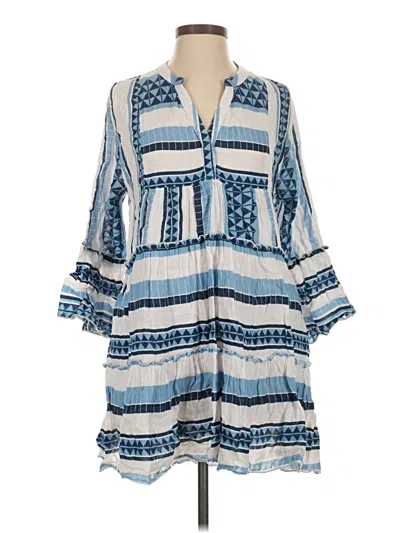 Pre-owned Elan Casual Dress In Blue