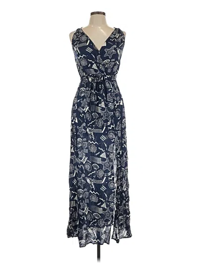 Pre-owned Elan Casual Dress In Blue