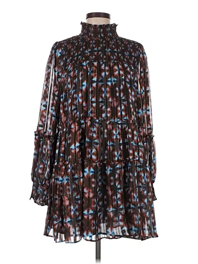 Pre-owned Elan Casual Dress In Brown