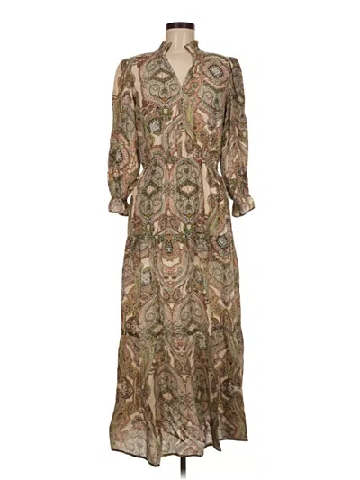 Pre-owned Elan Casual Dress In Brown