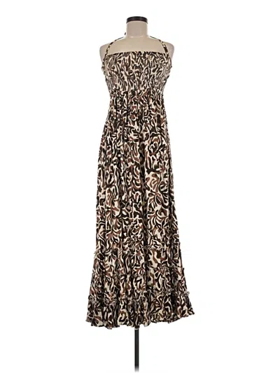 Pre-owned Elan Casual Dress In Brown