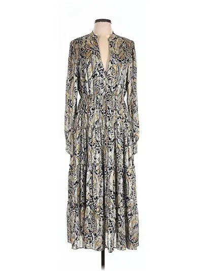 Pre-owned Elan Casual Dress In Gold