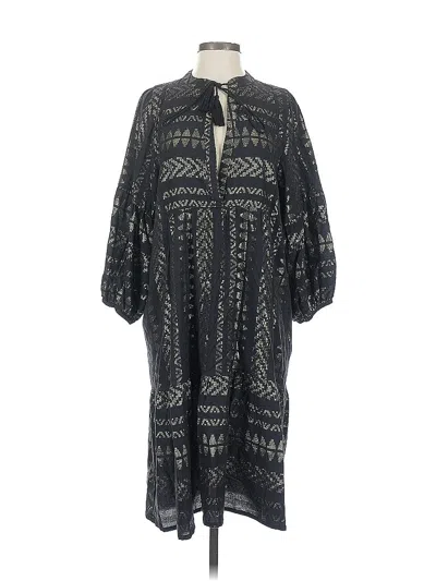 Pre-owned Elan Casual Dress In Gray