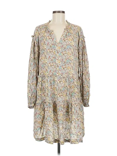 Pre-owned Elan Casual Dress In Gray