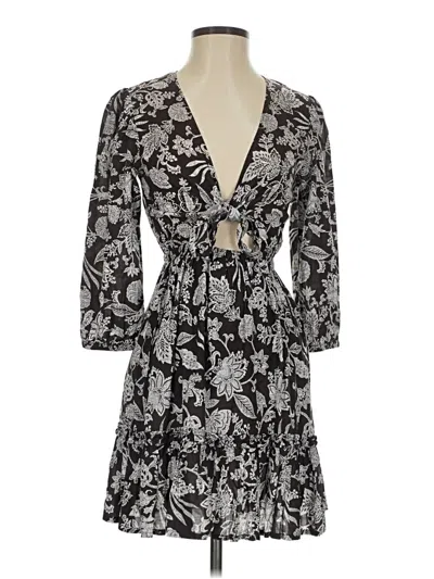 Pre-owned Elan Casual Dress In Gray