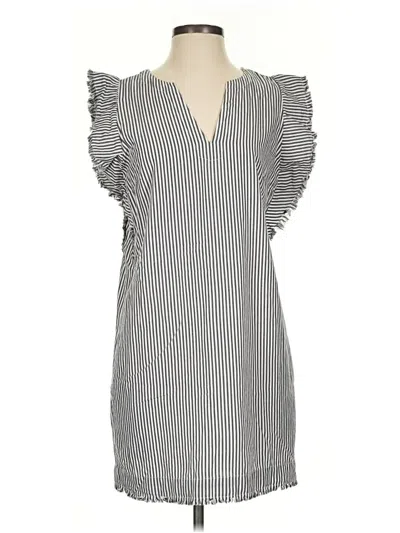 Pre-owned Elan Casual Dress In Gray