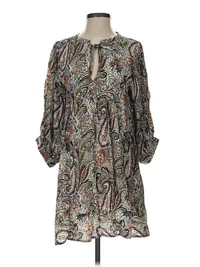Pre-owned Elan Casual Dress In Gray