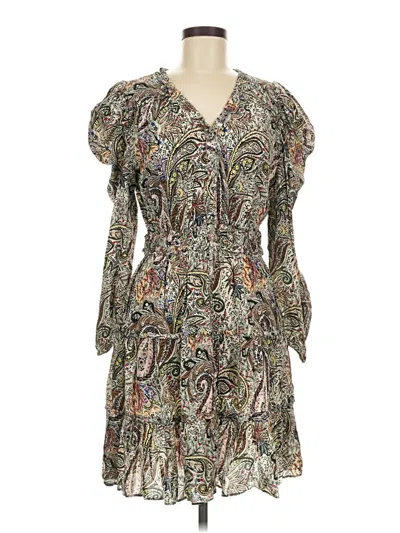 Pre-owned Elan Casual Dress In Gray