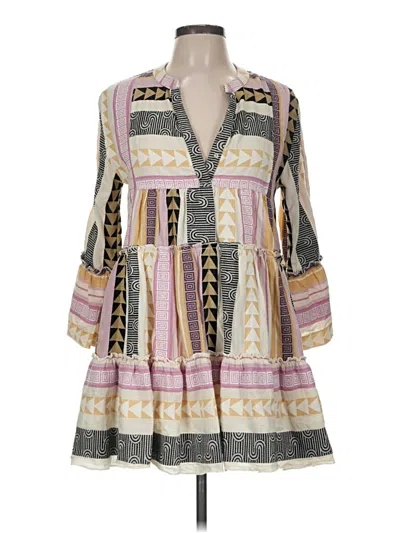 Pre-owned Elan Casual Dress In Gray