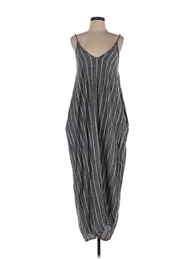 Pre-owned Elan Casual Dress In Gray